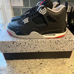 Bred Reimagined Jordan 4 Size 9M