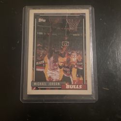 Mj Bulls Card 