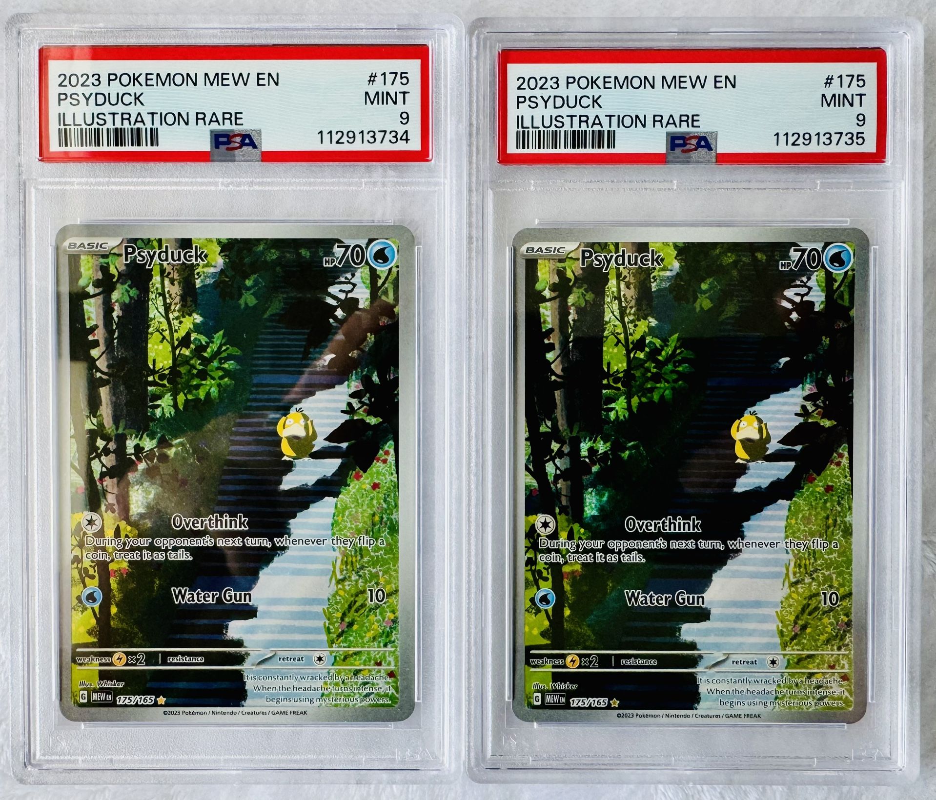 Psyduck Illustration Rare - 2023 Pokemon 151 - PSA 9 Mint [2x Available]