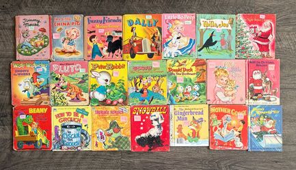 Vintage Rand McNally Junior Elf Children's Books and more (Lot of 21)