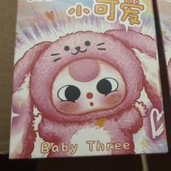 Baby Three Bunny Pendant Blind Box Confirmed Set Of 6 Boxes