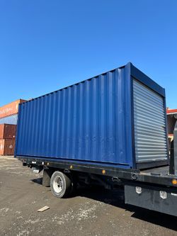 20FT STORAGE CONTAINER w/ ROLL-UP DOOR – CLEAN & READY!