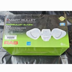 BRand new SMART BULLET LED FLOOTLIGHT + SENSOR