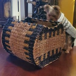 Wicker Rattan Basket 