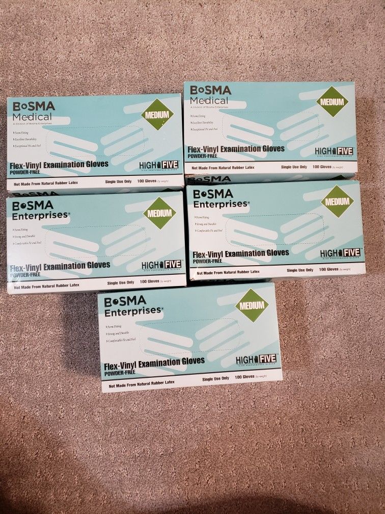 BoSMA Medical Flex-Vinyl Powder-Free Disposable Gloves