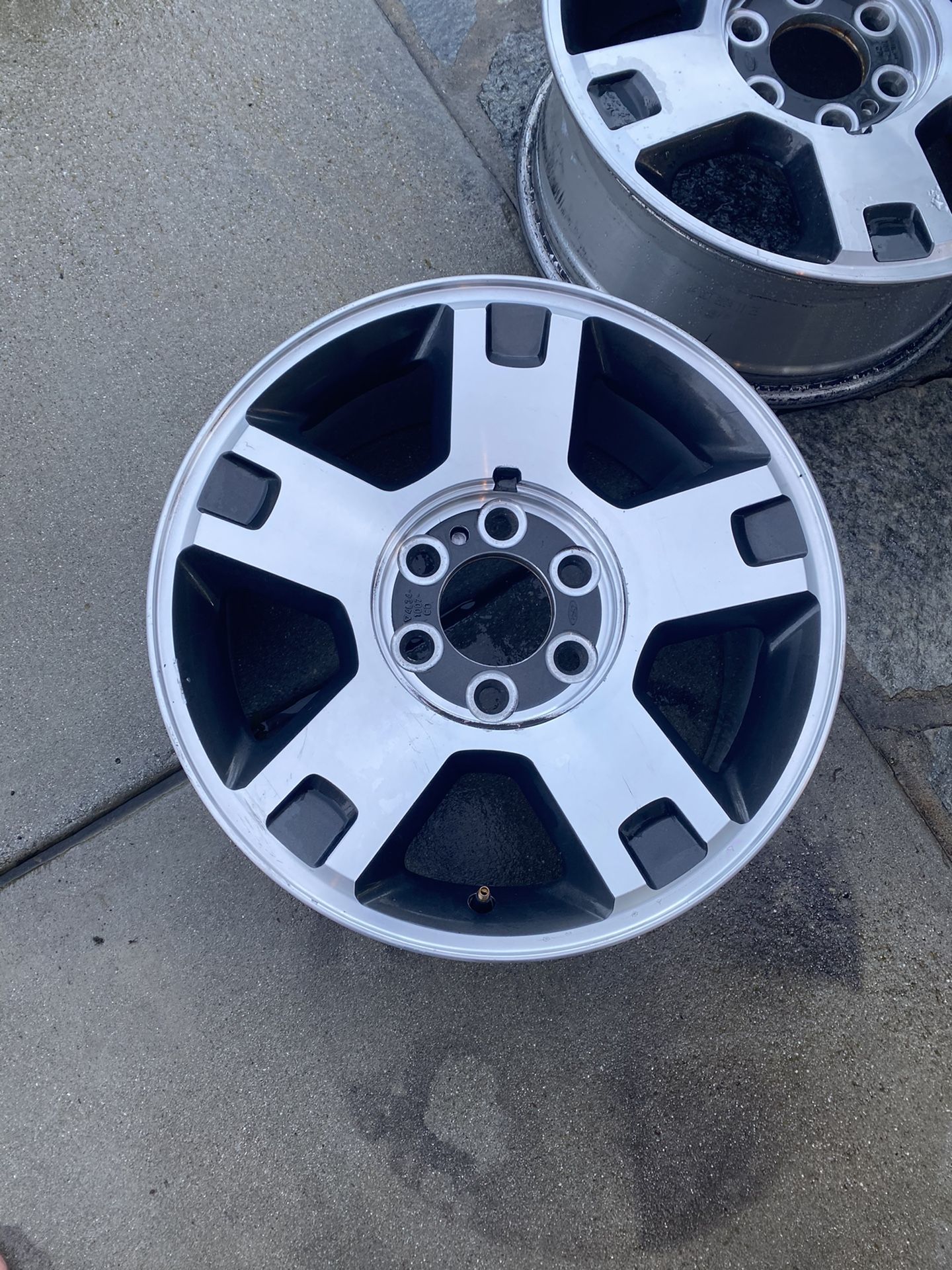 18” rims(came off Ford F-150 FX4)