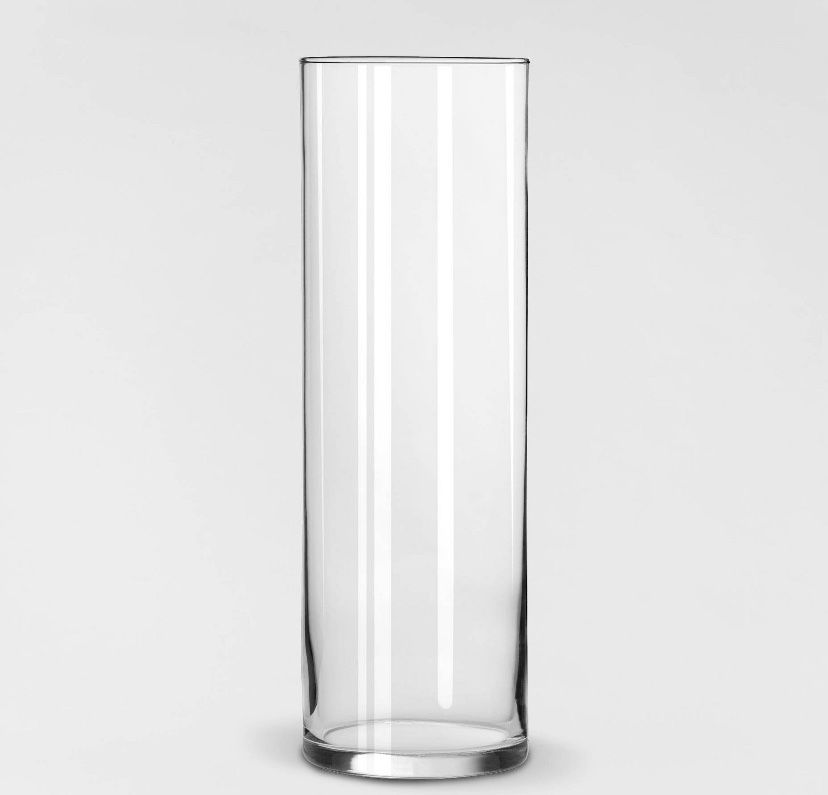 Glass Cylinder Vase Clear