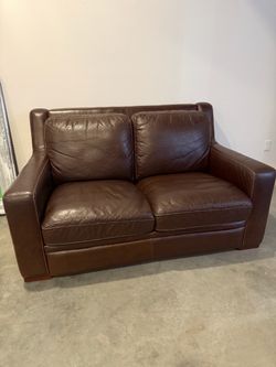 Leather couch