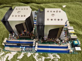ASRock EP2C602-4L/D16 Dual Socket Server Motherboard E5 2670 cpu 16GB ddr3 Ram heat sink