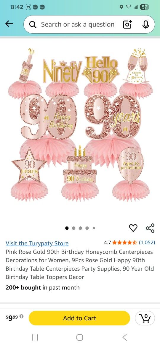 90th Birthday Decorations
