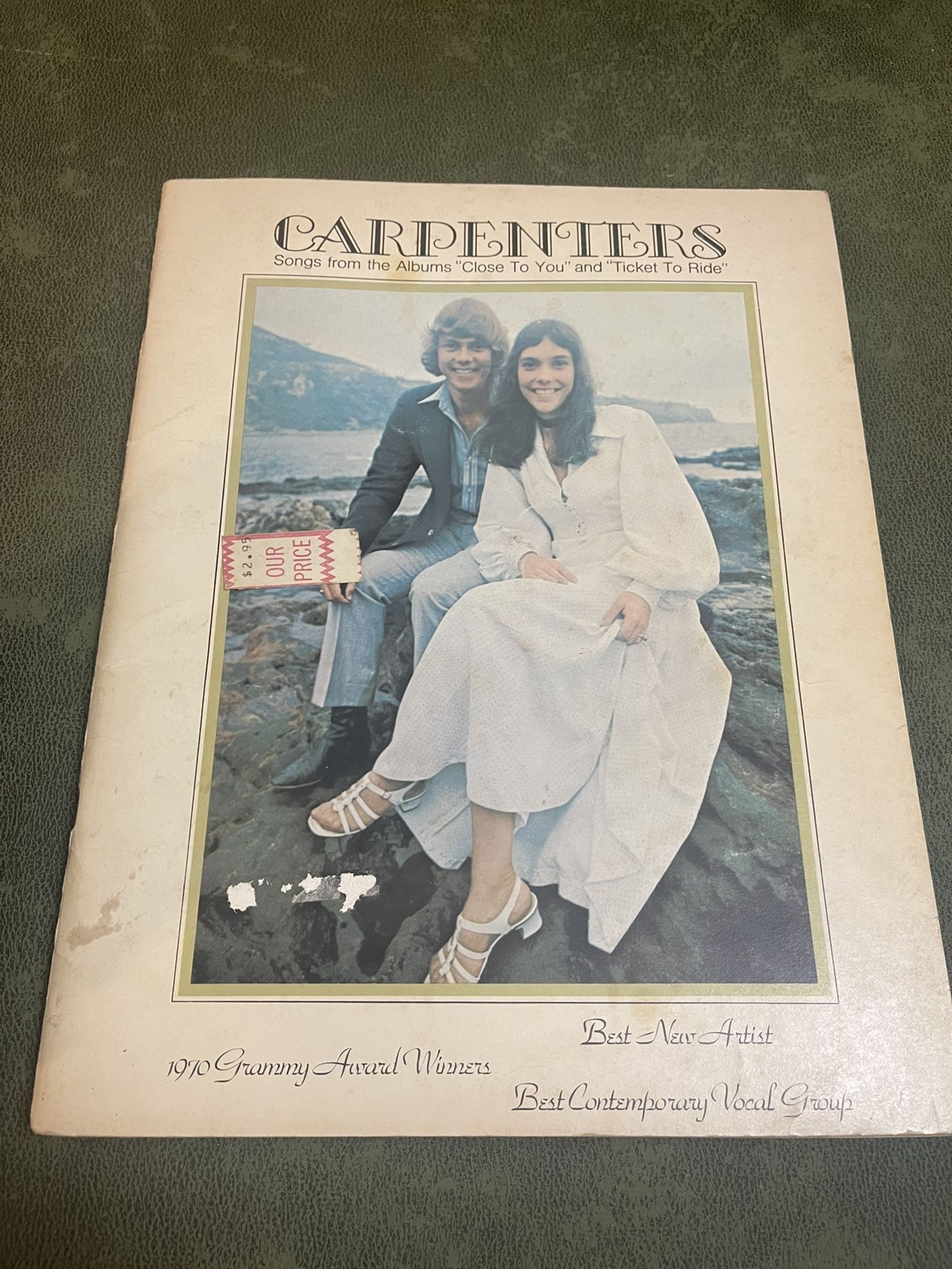 Carpenters Songs From Close To You & Ticket To Ride. Songbook Vocal Piano Guitar