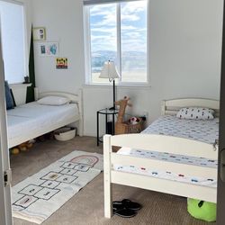 Mattresses (Twin size, 6” and 8”) with Cover