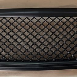 Cadillac Deville  2000-2005 Front Bumper Guard Grille Matte Black