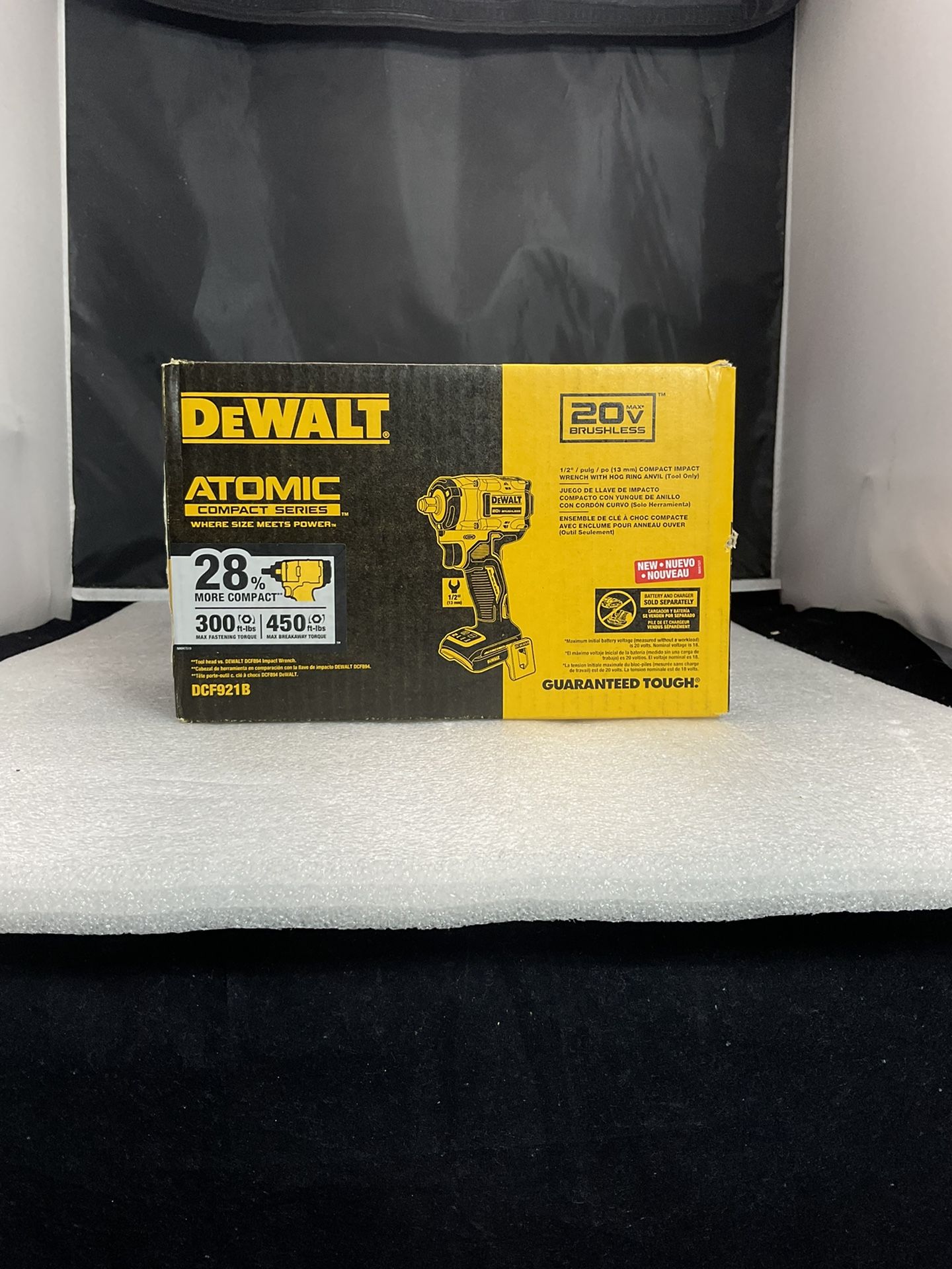 DeWalt DCF921B 20V Cordless Brushless 1/2" Impact Wrench (Tool Only)