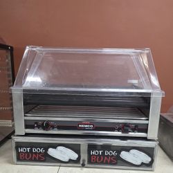 Hot Dog Roller and Bun Holder