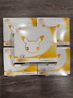 Pokemon Center Exclusive 30th Celebration Elite Trainer Box