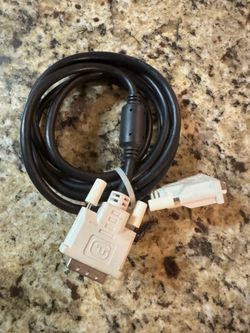 DVI Cable - Digital Visual Interface - 3 cables.