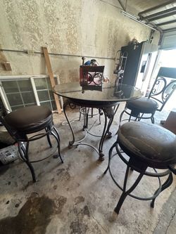 Table and chairs