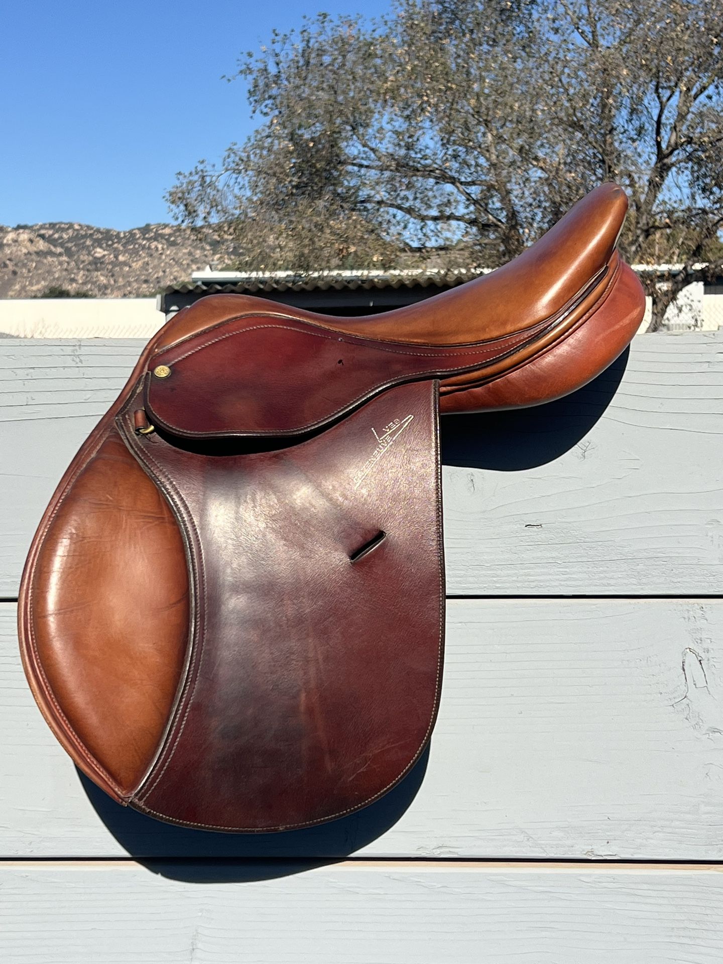 Ives Cazeneuve 16.5" Collegiate English Saddle
