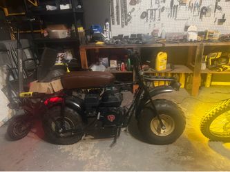 Modded Coleman mini bike 200ctu