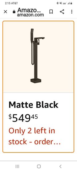 New In Box Free Standing Tub Faucet