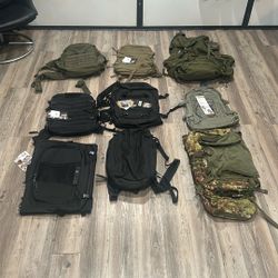Tactical Gear Bag Lot