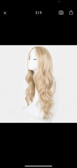 Synthetic Heat Resistant Curly Wig Blonde