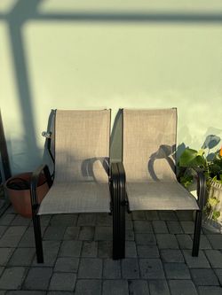 Outdoor Patio Chairs Set of 2