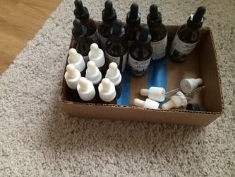 Free Glass Dropper Bottles