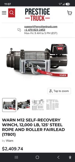 Warn M12 winch
