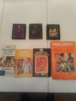vintage tele-games/Atari tapes