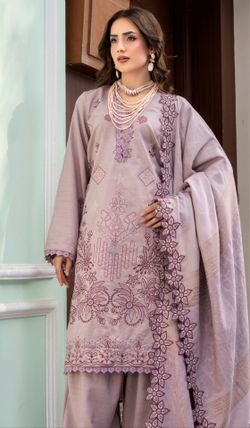 Embroidered Dhanak Dresses