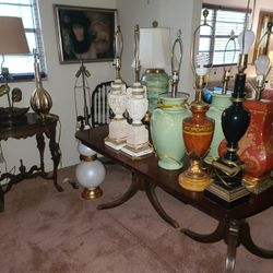 High End Vintage Designer Lamps By Maitland Smith Currey And Company Murano Etc