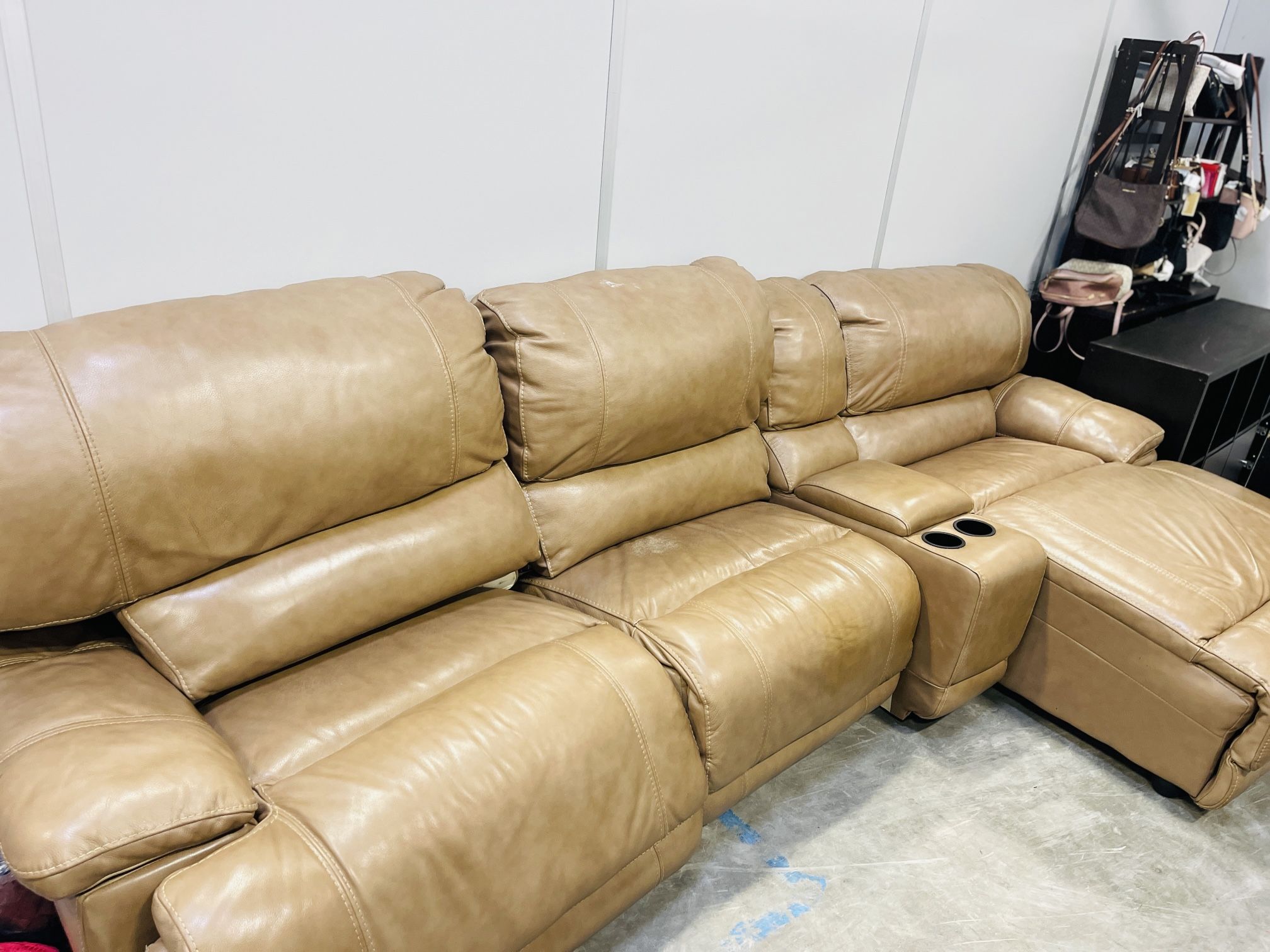 L Shape Leather Sofa
