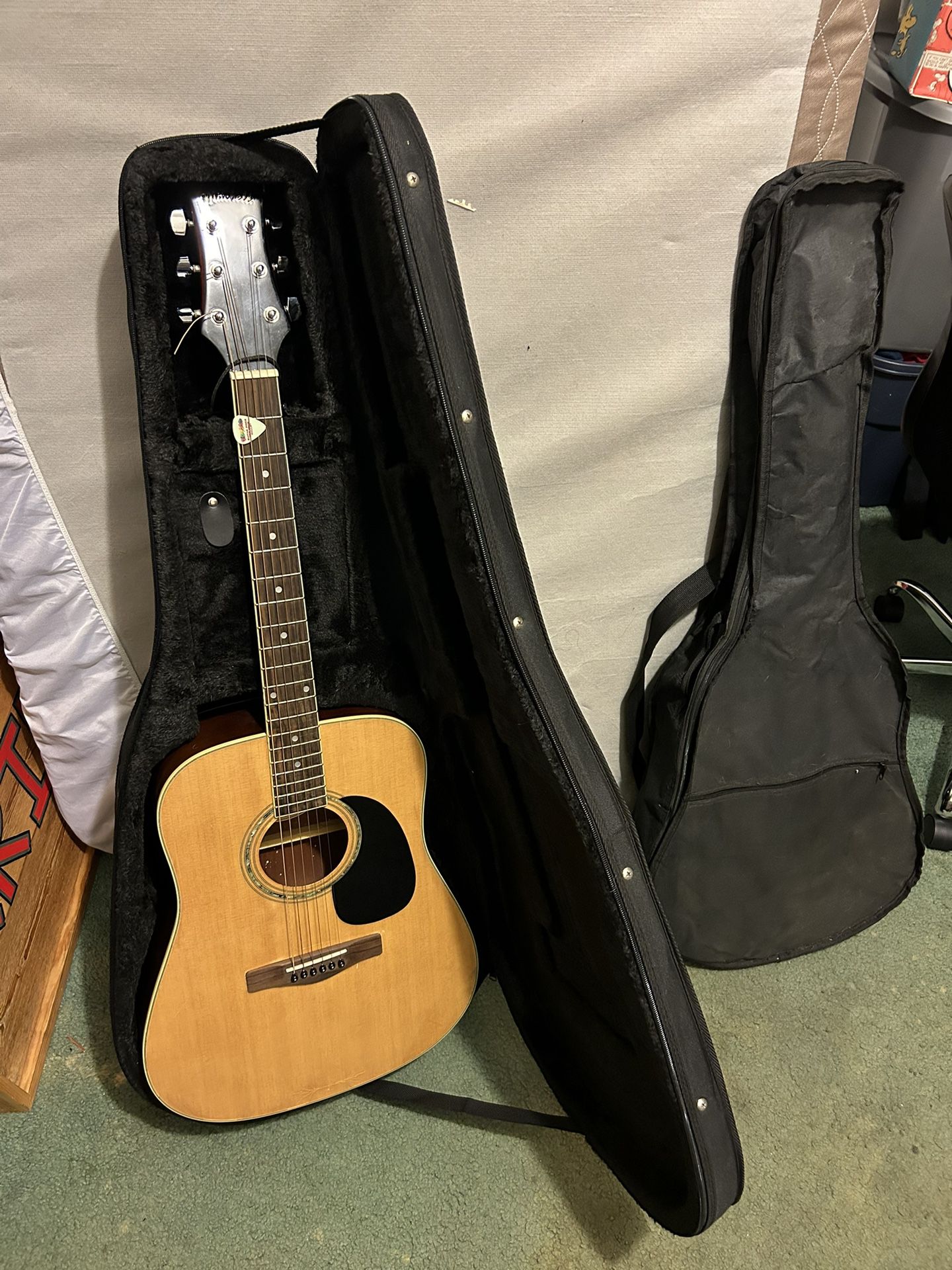 two guitars