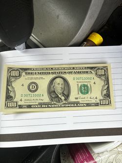 Billete de 100 dolares1988