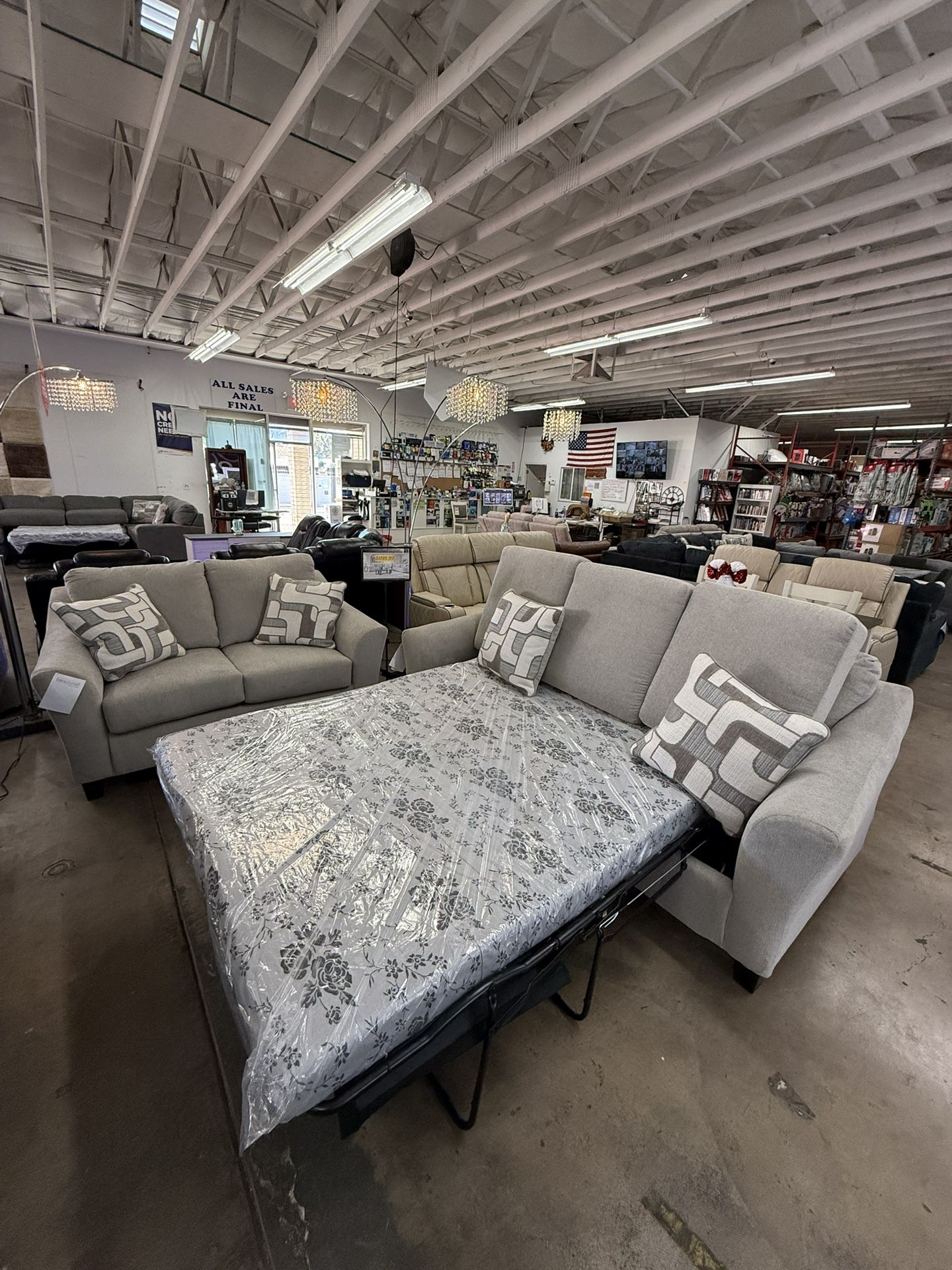 Queen Sofa Bed And Love Seat