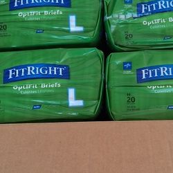 Large diapers.