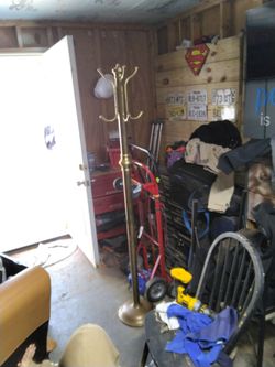 1940s vintage brass coat rack hat rack