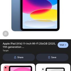 Apple iPad (A16 ) (256GB) 