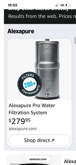 AlexaPure Pro Water filtration system