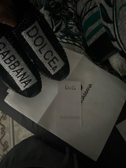 Dolce & Gabbana Crystal Embellished Sneakers