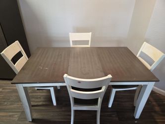 Table and chairs