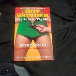Signed By Boy Wonder!  Burt Ward; My Life In Tights 
