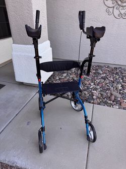 Forearm Rollator Walker with Seat