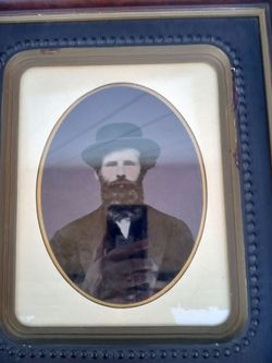 Antique, Portrait of Hasidic Rabbi. Unique Antique Frame. Large. Maybe someone can identify him! Make an offer!