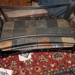 Coffee Table With Slate Tile 