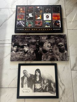 Hip Hop & Movie Canvas Wall Art Collection - Man Cave Decor