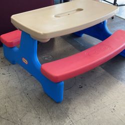 LITTLE TIKES Kid's Folding Picnic Table 