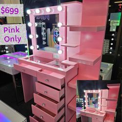 Pink Make Up Vanity Memorial Day $699 Complete Set